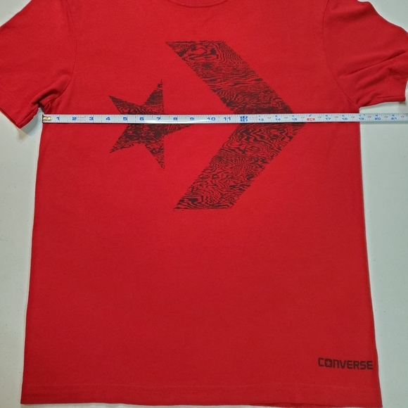 Converse Red men's T-shirt, sz:S - Picture 4 of 5